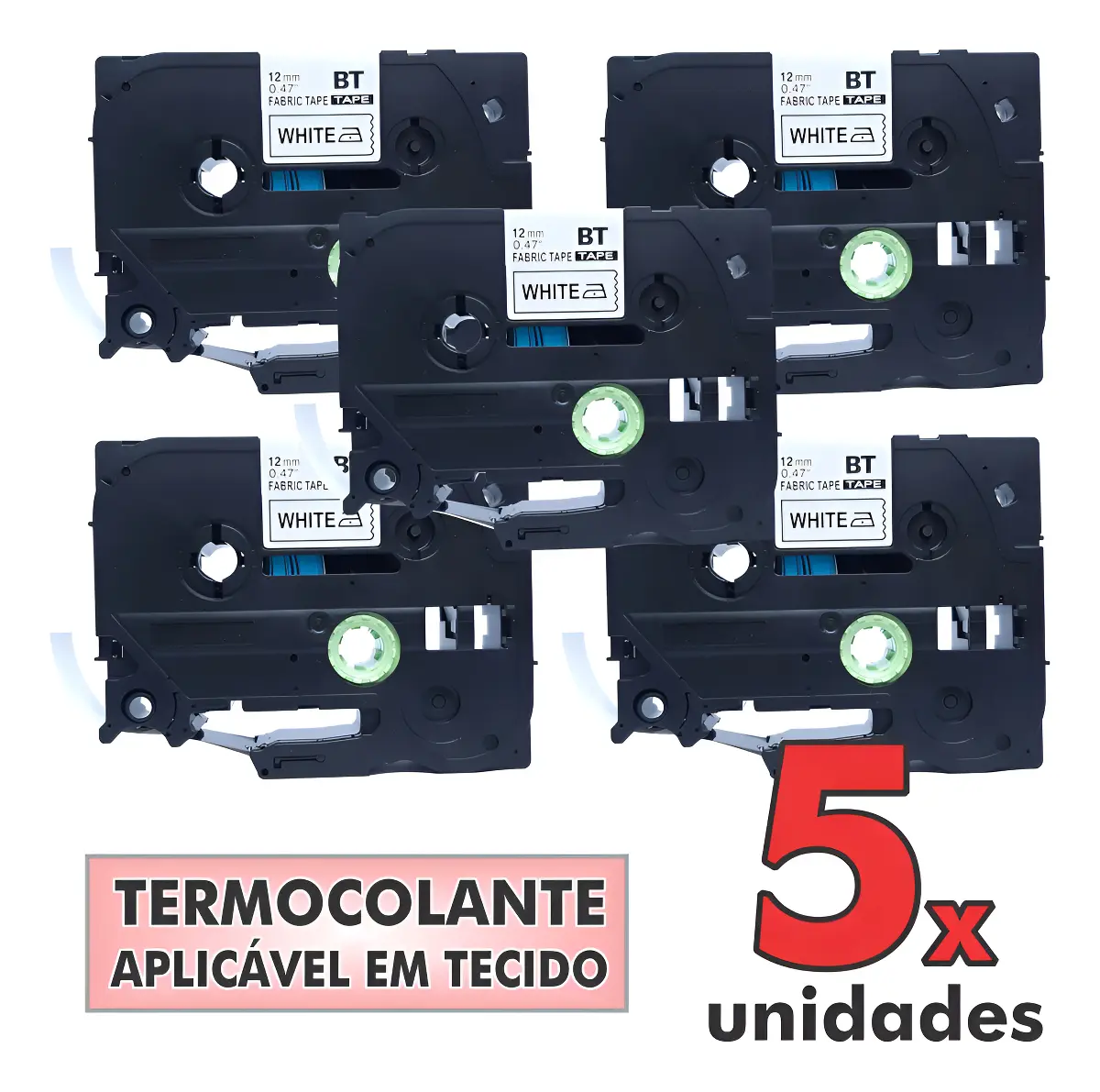 Fitas autocolantes para rotulador